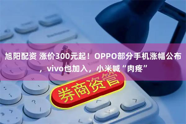 旭阳配资 涨价300元起！OPPO部分手机涨幅公布，vivo也加入，小米喊“肉疼”